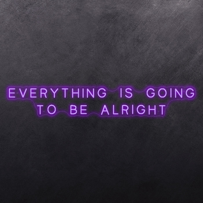 Everything is going to be alright