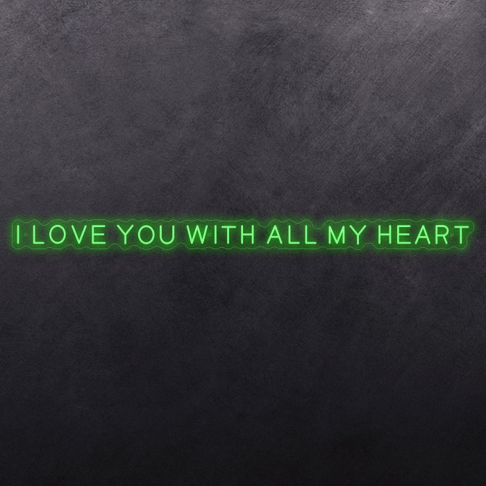 I love you with all my heart