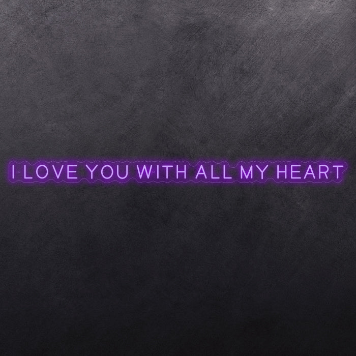 I love you with all my heart