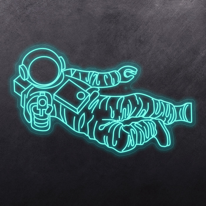 Astronaut with Gun