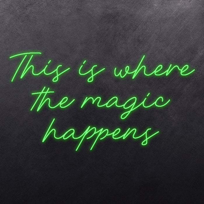 This is where the magic happens