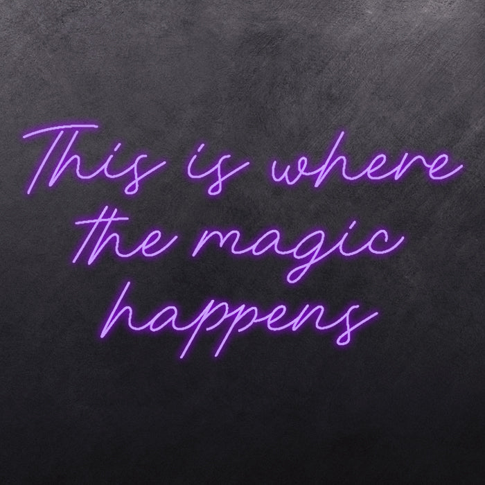 This is where the magic happens