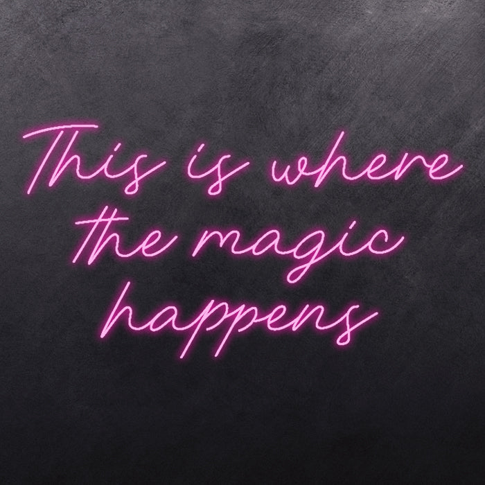 This is where the magic happens