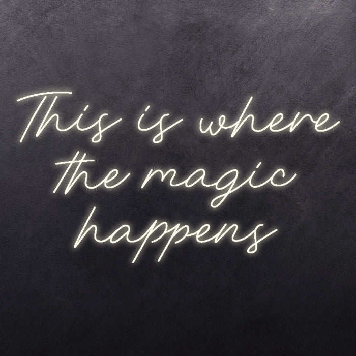 This is where the magic happens
