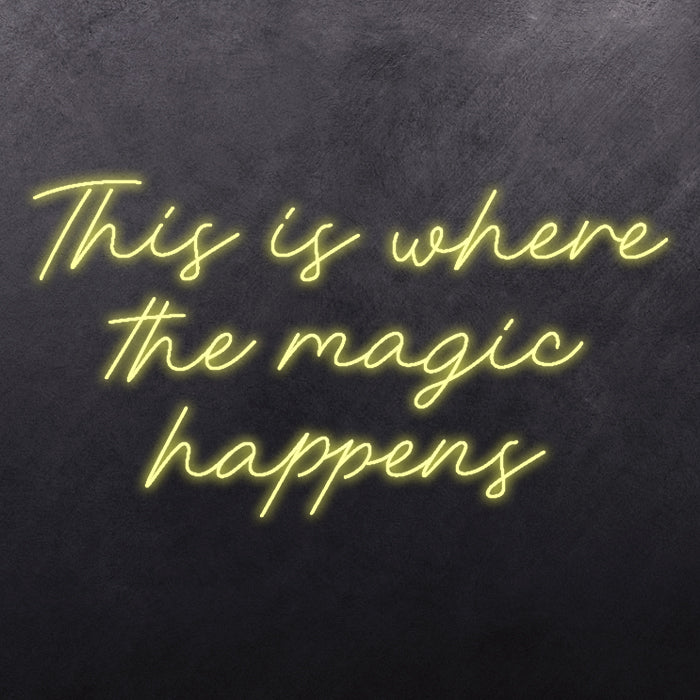 This is where the magic happens