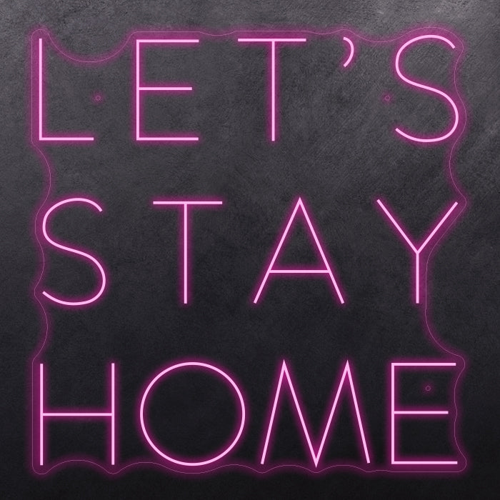 Let's stay home