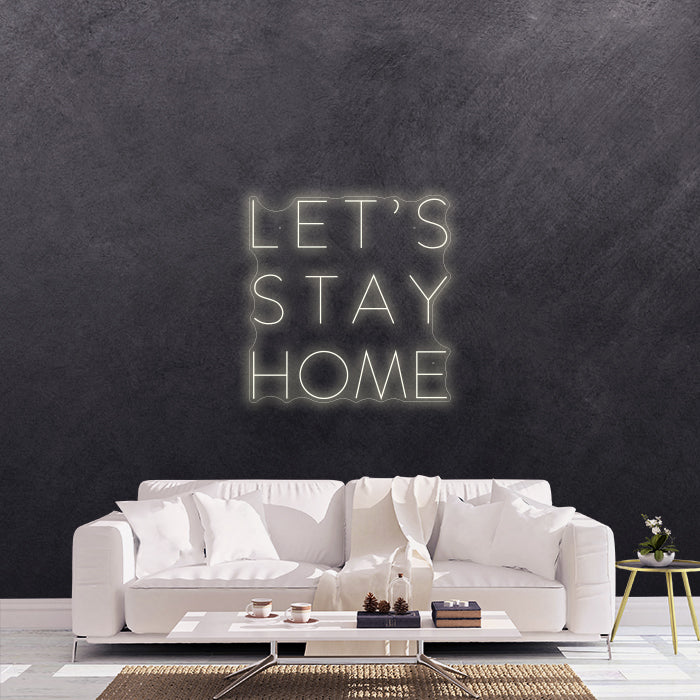Let's stay home