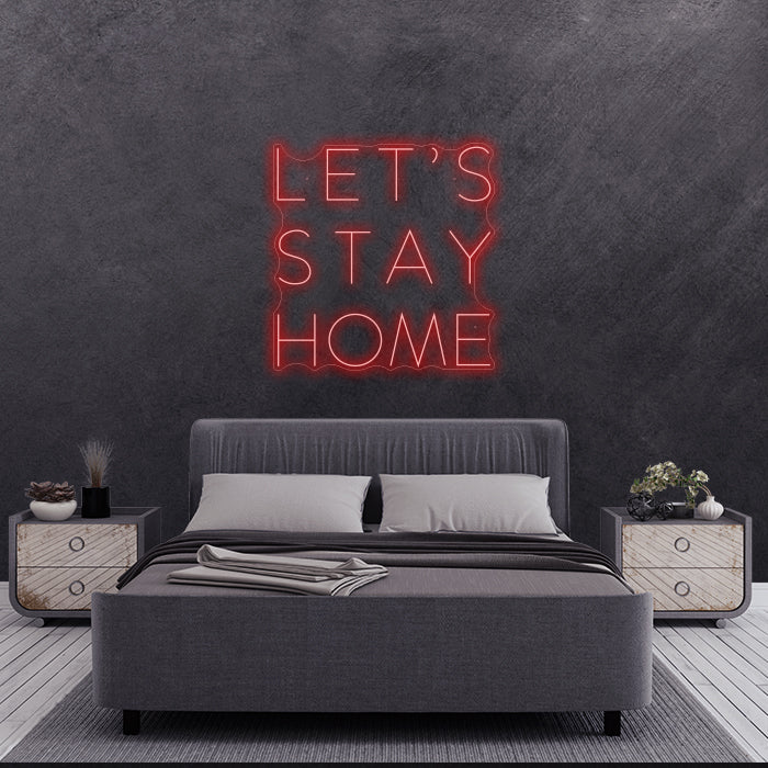 Let's stay home