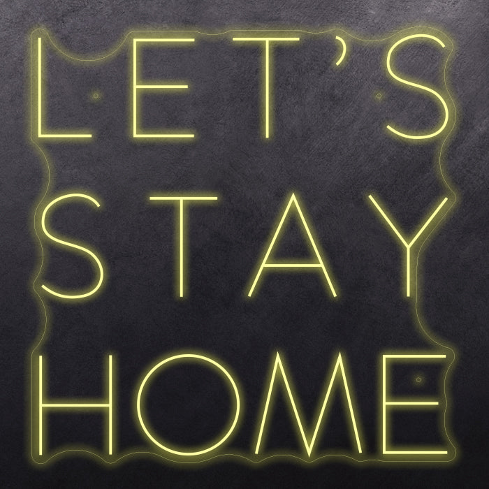 Let's stay home