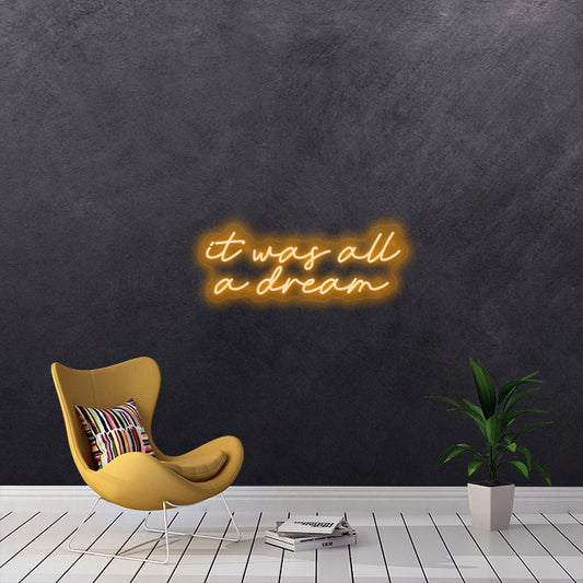 It was all a dream Design 2