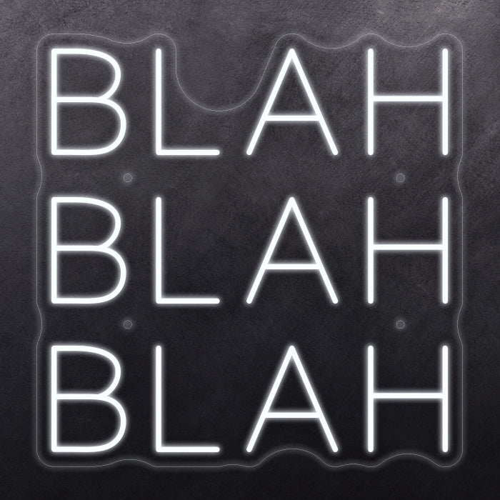 Blah blah blah