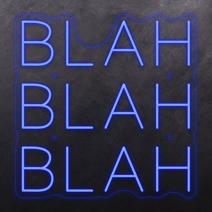 Blah blah blah