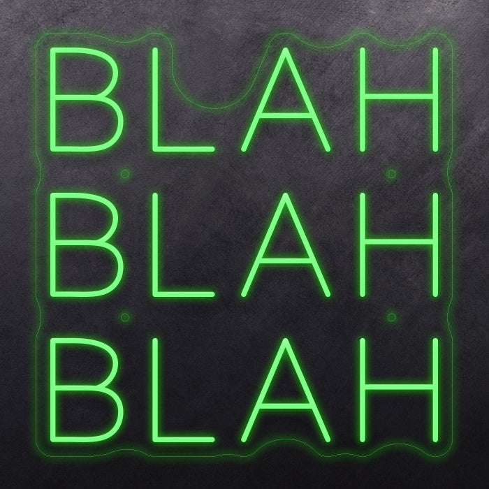Blah blah blah