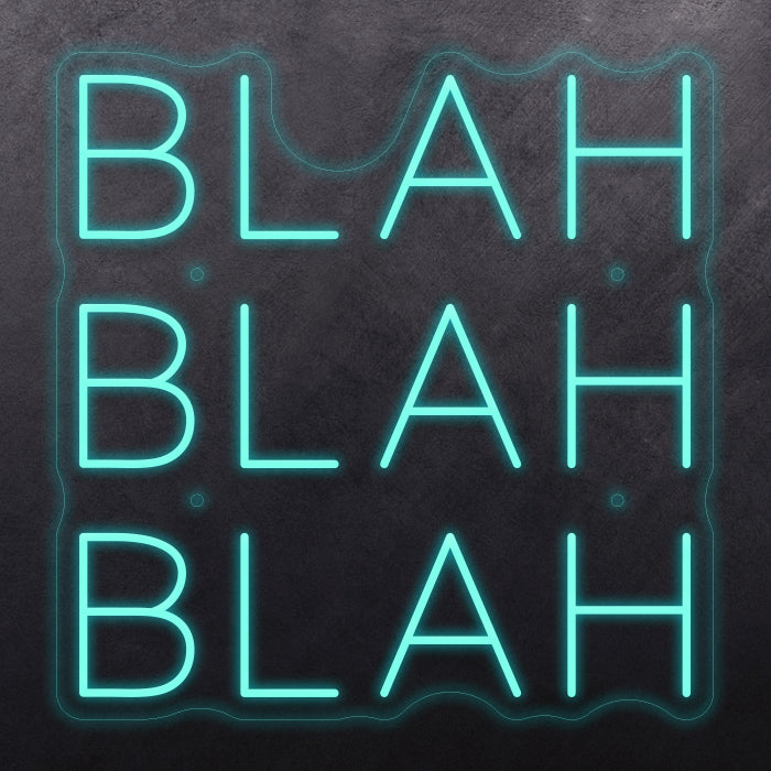 Blah blah blah
