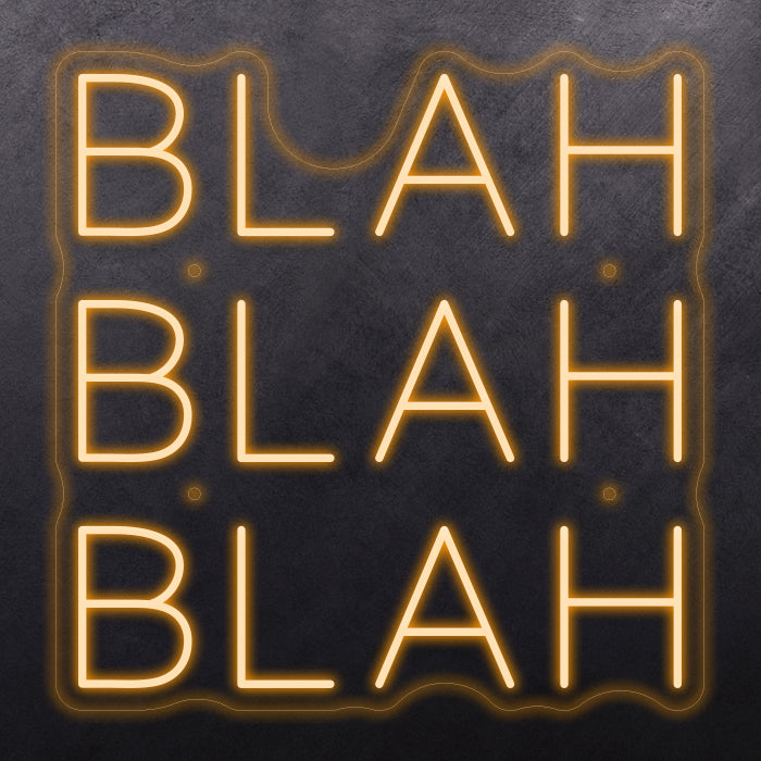Blah blah blah