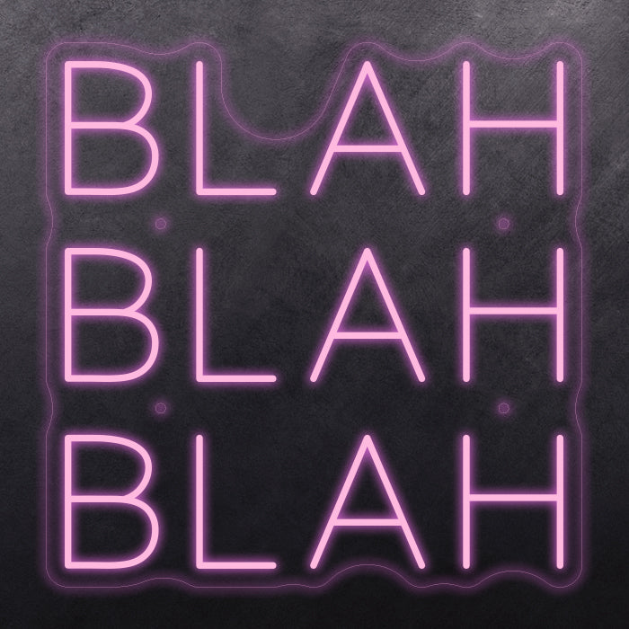 Blah blah blah