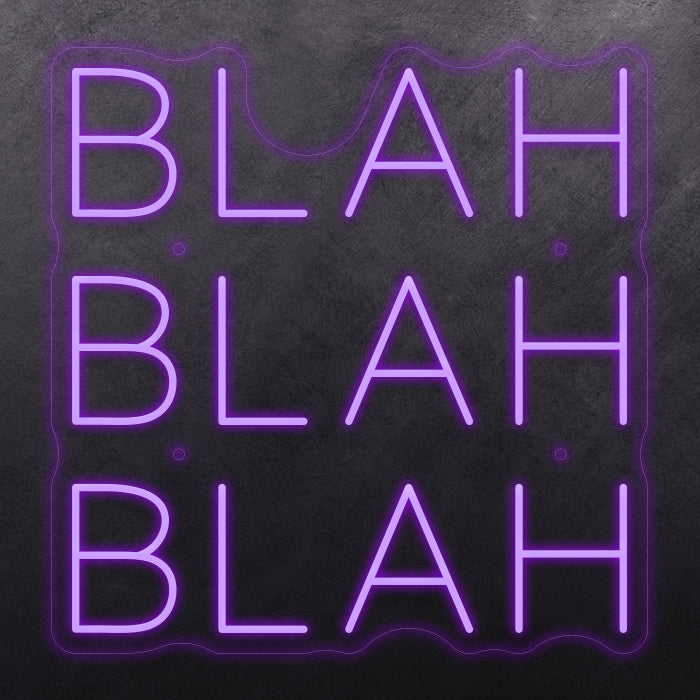 Blah blah blah