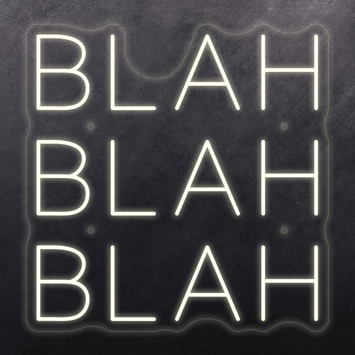 Blah blah blah