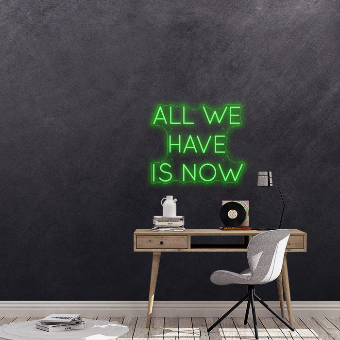 All we have is now