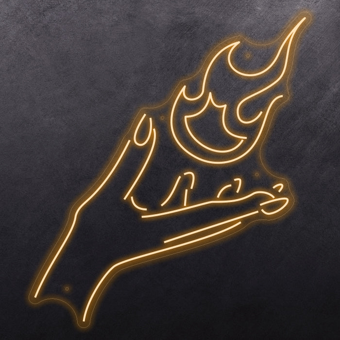 Holding Flame