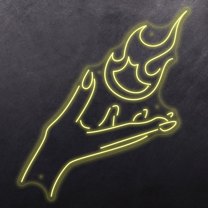 Holding Flame