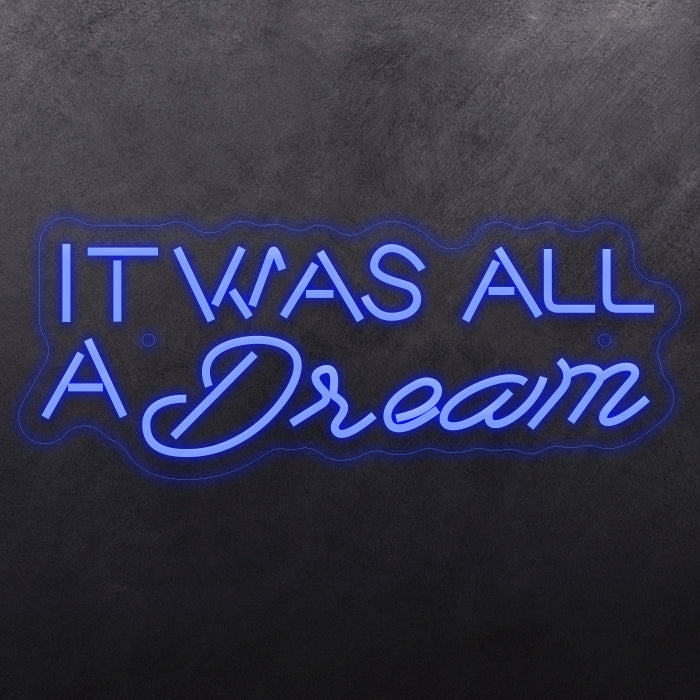'It was all dream’