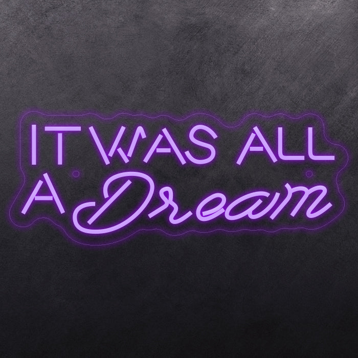 'It was all dream’