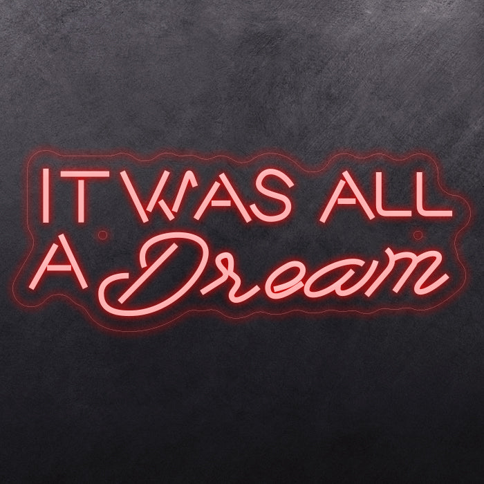 'It was all dream’