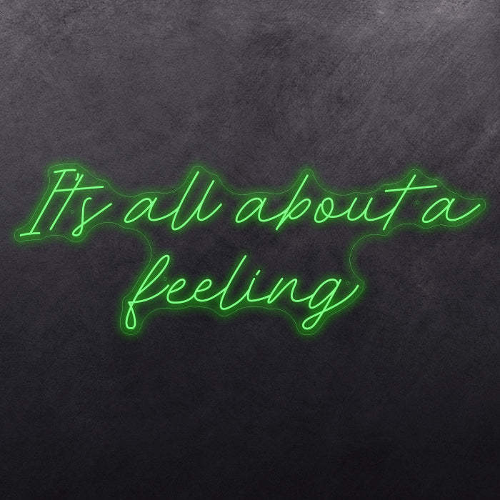 It's all about feeling