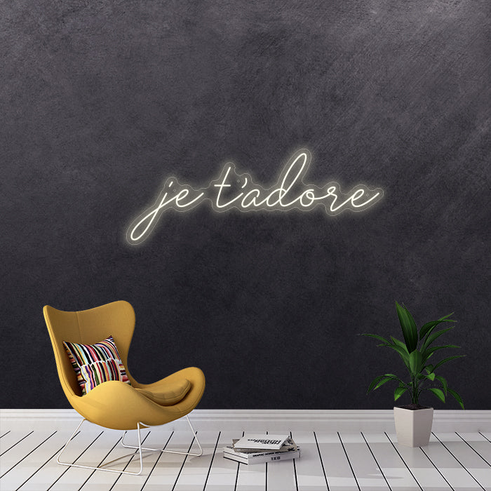 je t'adore