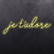 Load image into Gallery viewer, je t'adore
