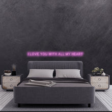 Load image into Gallery viewer, I love you with all my heart
