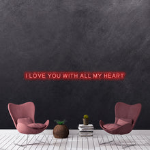 Load image into Gallery viewer, I love you with all my heart
