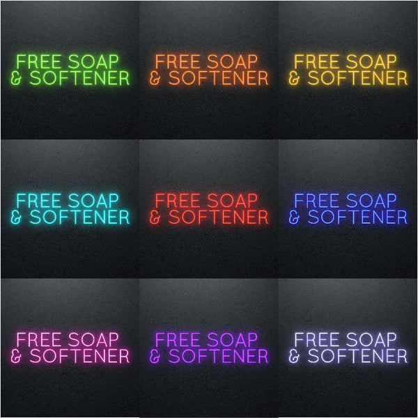 Free Soap & Softener