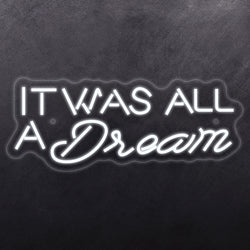 'It was all dream’