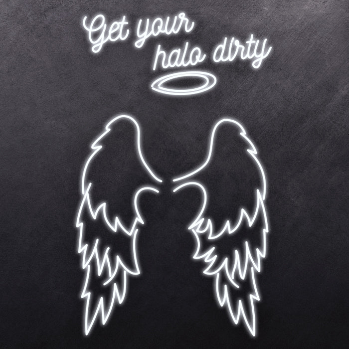 Get your halo dirty - Angel Wings