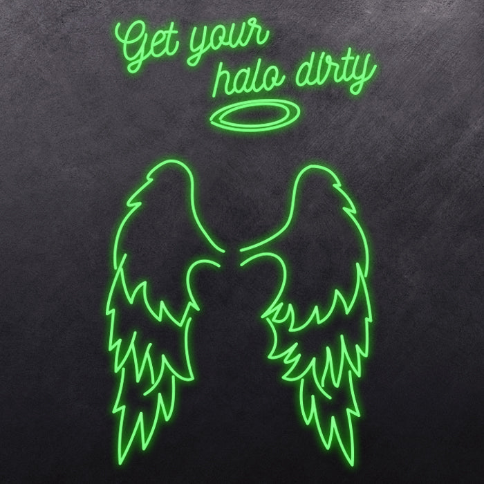 Get your halo dirty - Angel Wings
