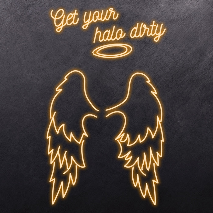 Get your halo dirty - Angel Wings