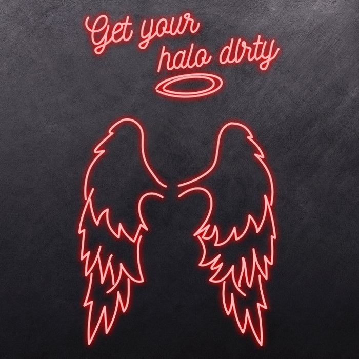 Get your halo dirty - Angel Wings