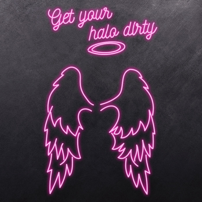 Get your halo dirty - Angel Wings