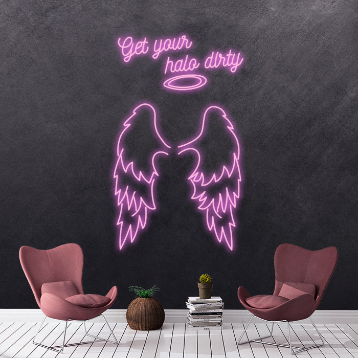 Get your halo dirty - Angel Wings