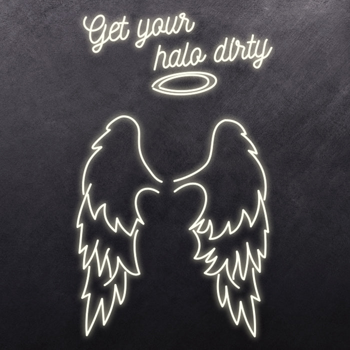 Get your halo dirty - Angel Wings