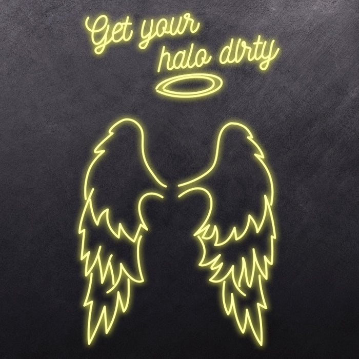 Get your halo dirty - Angel Wings